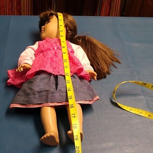 Vintage Doll with Pink Top & Denim Skirt Outfit Alexander Doll - Picture 7 of 8